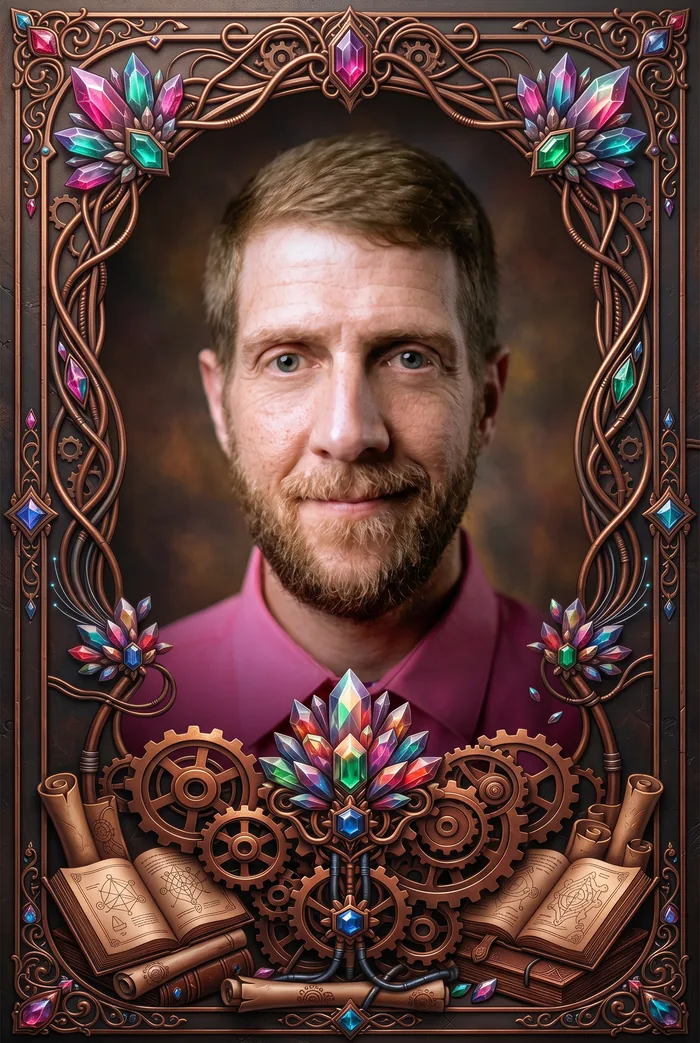 Portrait of Benjamin Shattuck, owner of Colorful Life & Legacy